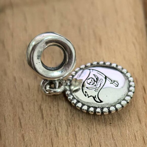 Pandora NFL Football TOM BRADY Tampa Bay Buccaneers Charm, S925 Silver Bracelets - Picture 3 of 4